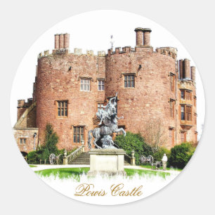 PEGATINA REDONDA WELSH CASTLES