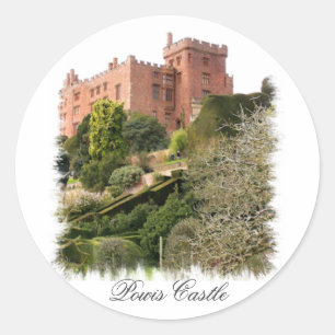PEGATINA REDONDA WELSH CASTLES