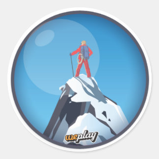 Pegatina Redonda Weplay Props Series 1 - Gran Esfuerzo