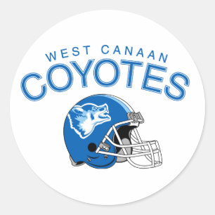 Pegatina Redonda West Canaan Coyotes