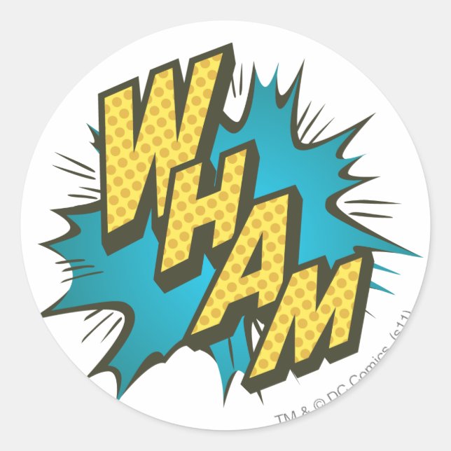 PEGATINA REDONDA WHAM 2 (Anverso)