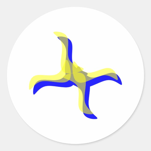 Pegatina Redonda what do you see (Anverso)