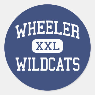 Pegatina Redonda Wheeler - Wildcats - High - Marietta Georgia