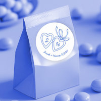 Whimsical Heart Locket Doodle Sketch PERSONALIZADO