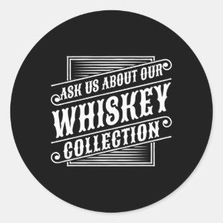 Pegatina Redonda Whiskey Singlemalt Malt Whiske Scotch Whiske