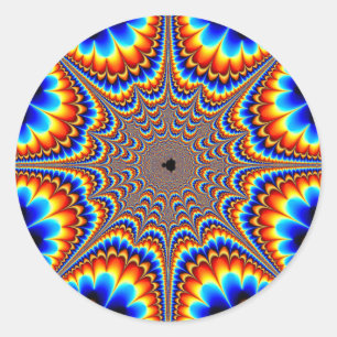 Pegatina Redonda Whooboy - fractal