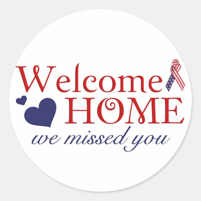 Pegatina Redonda whwemissedu (Anverso)