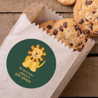 Wild One Lion Baby Shower Jungle Safari Favor