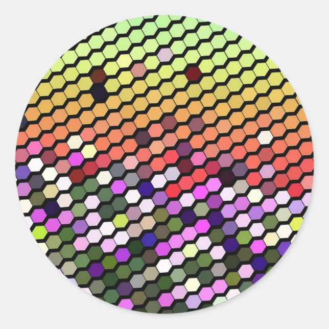 PEGATINA REDONDA WILDFLOWERS (Anverso)