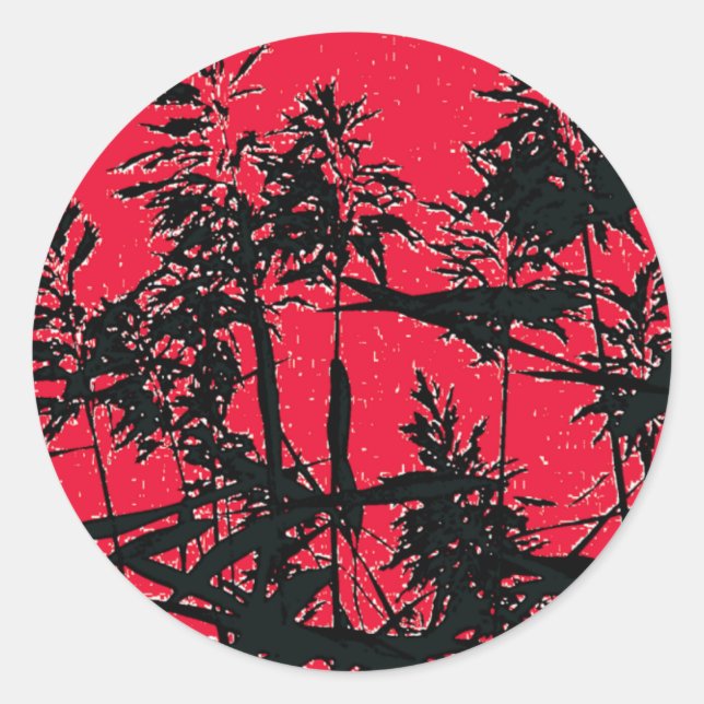 PEGATINA REDONDA WILDFLOWERS (Anverso)