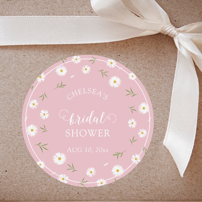 Pegatina Redonda Wildflowers Foliage Greenery Garden Bridal Shower (Subido por el creador)