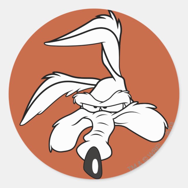 PEGATINA REDONDA WILE E. COYOTE™ (Anverso)