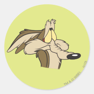 Pegatina Redonda WILE E. COYOTE™ Doom inminente