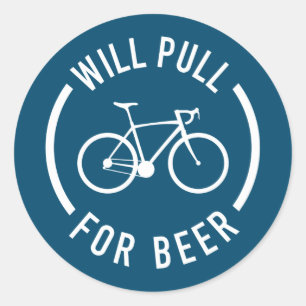 Pegatina Redonda Will Pull For Beer Cycling