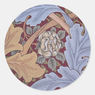 Pegatina Redonda William Morris - St James 1880