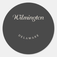 Wilmington Delaware White Font