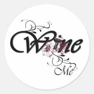 Pegatina Redonda WineMe