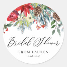 Winter Blooms Garland Floral Bridal Shower