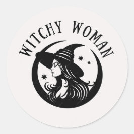 Pegatina Redonda Witchy Woman 3" (pack of 6)