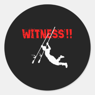 Pegatina Redonda Witness Me Diststopia Kamakrazee War Boys Apocalyp