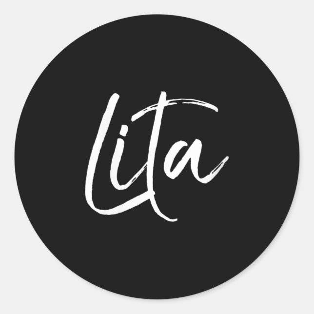 Pegatina Redonda Womens Grandma Gift In Spanish Abuelita New Abuela (Anverso)