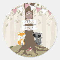 Woodland Animals Baby Shower - Chica