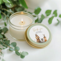 Woodland Animals neutros de género Bebé ducha favo