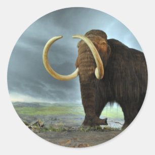 Pegatina Redonda Wooly Mammoth Mod Destiny