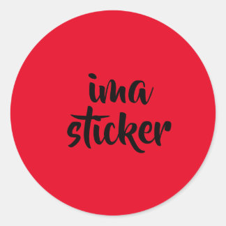 Pegatina Redonda wregwergfe