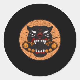 Pegatina Redonda Ww2 Tank Destroyer Division Panther Wwii Patch Dis