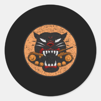 Pegatina Redonda Ww2 Tank Destroyer Division Panther Wwii Patch Dis