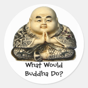 Pegatina Redonda WWBD rnd.Pegatina