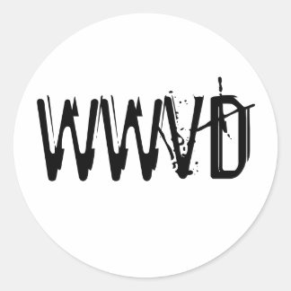 PEGATINA REDONDA WWVD