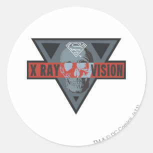 Pegatina Redonda X-Ray Vision