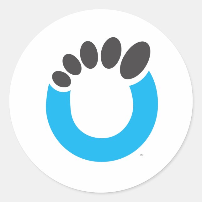 Pegatina Redonda ¡Xero! (Anverso)