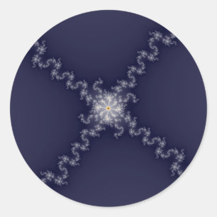 Pegatina Redonda Xit - Fractal