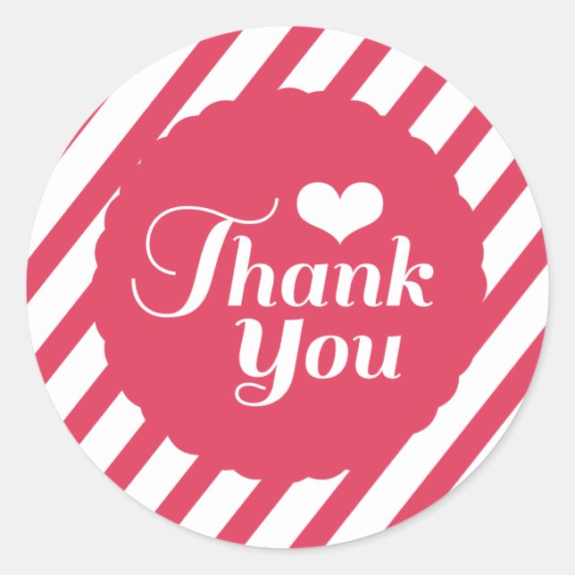 Pegatina Redonda XOXO Amor San Valentín Fiesta Gracias Pegatinas (Anverso)