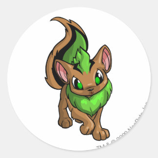 Pegatina Redonda Xweetok Green