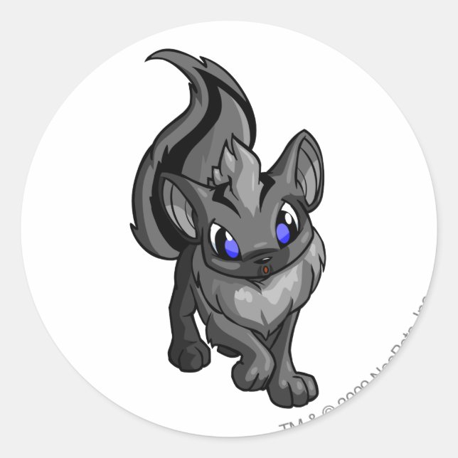 Pegatina Redonda Xweetok Shadow (Anverso)