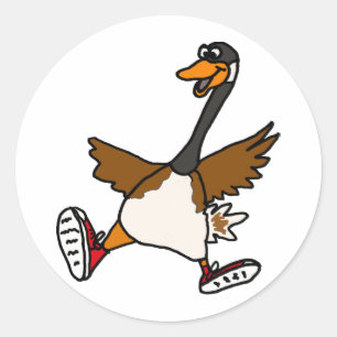 Pegatina Redonda XX- Silly Goose