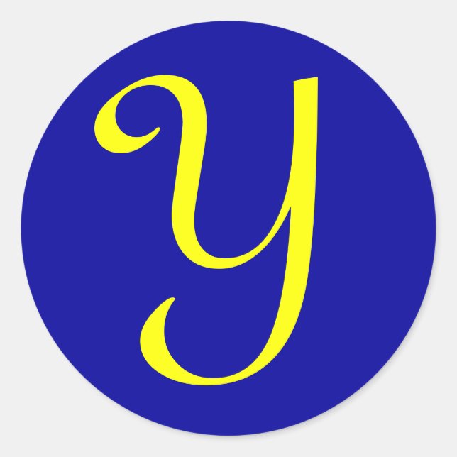 PEGATINA REDONDA Y (Anverso)