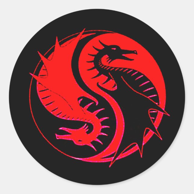 Pegatina Redonda Yang 3 (Anverso)