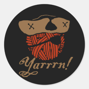 Pegatina Redonda Yarrn