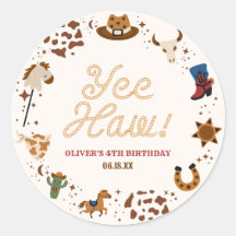 ¡Yee Haw! Partido del cumpleaños del Rodeo de Cowb