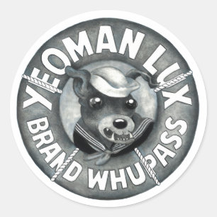 Pegatina Redonda Yeoman Lux