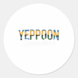 Pegatina Redonda yeppoon queensland