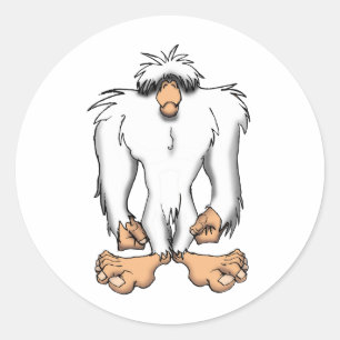 PEGATINA REDONDA YETI