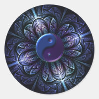 yin-yang fractal de repetición