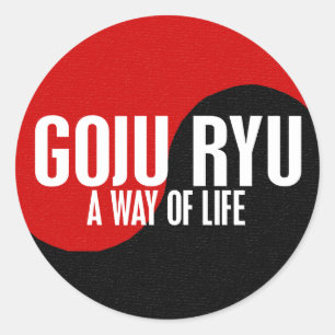 Pegatina Redonda Yin Yang GOJU RYU 1
