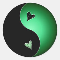 yin yang verde